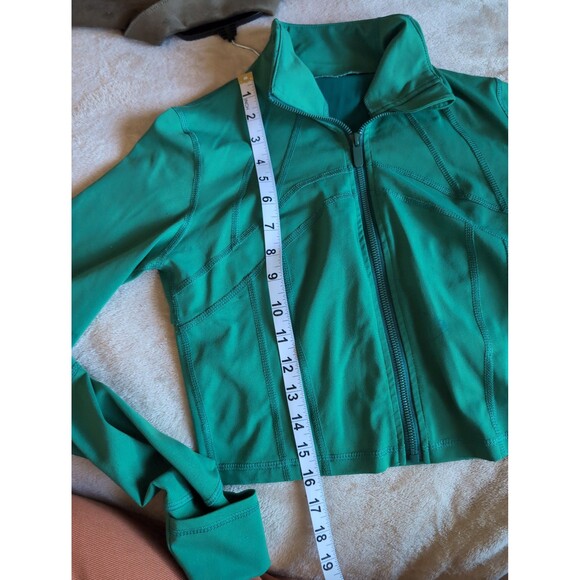 Green zip up size small - Picture 3 of 5